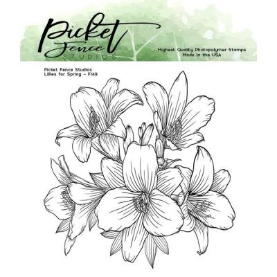 Picket Fence Studios Clear Stamps - Lilies For Spring